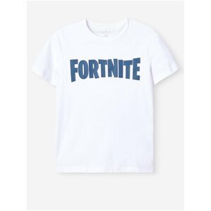 Bílé klučičí tričko name it Fortnite