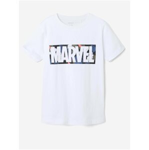 Bílé klučičí tričko name it Marvel