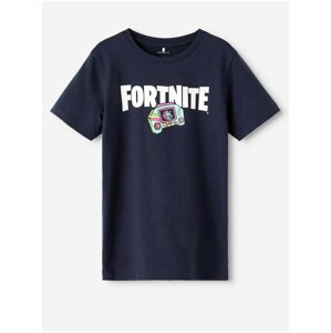 Tmavě modré klučičí tričko name it Frame Fortnite