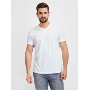 Sada tří pánských basic triček v bílé, černé a šedé barvě GAP