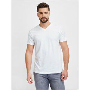 Sada tří pánských basic triček v bílé, černé a šedé barvě GAP