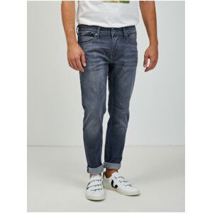 Černé pánské straight fit Pepe Jeans Finsbury