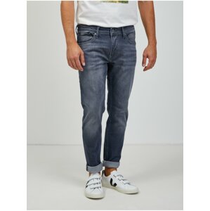 Modré pánské straight fit Pepe Jeans Finsbury