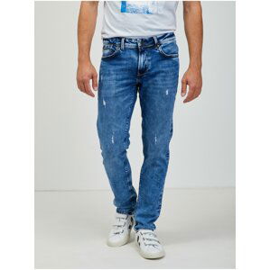 Modré pánské straight fit Pepe Jeans Hatch