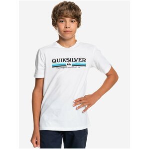 Bílé klučičí tričko Quiksilver Lined Up