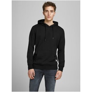 Černá basic mikina s kapucí Jack & Jones Basic