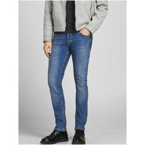 Modré slim fit džíny Jack & Jones Glenn