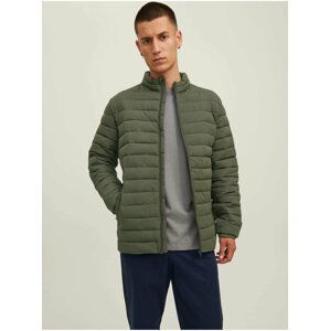 Khaki prošívaná bunda Jack & Jones Puffer