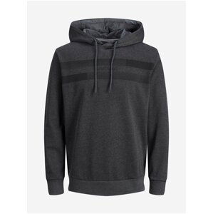 Tmavě šedá mikina s kapucí Jack & Jones New Adam