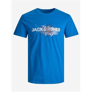 Modré tričko Jack & Jones Tear
