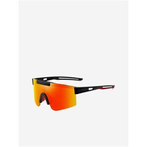 Oranžové unisex polarizační sportovní sluneční brýle VeyRey Tarik