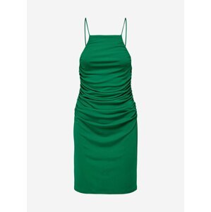 Zelené pouzdrové basic šaty JDY Farah