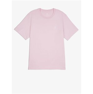 Světle růžové dámské basic tričko Converse