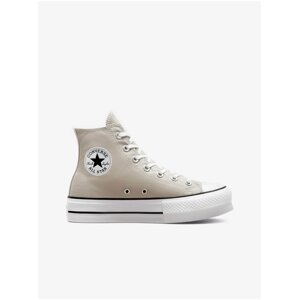 Béžové dámské kotníkové tenisky Converse