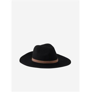 Černý vlněný klobouk Pieces Nahanna