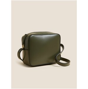 Khaki dámská crossbody kabelka Marks & Spencer