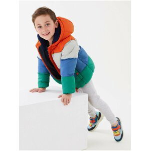 Zateplená bunda proti dešti s barevnými plochami a technologií Stormwear™ (2–7 let) Marks & Spencer vícebarevná