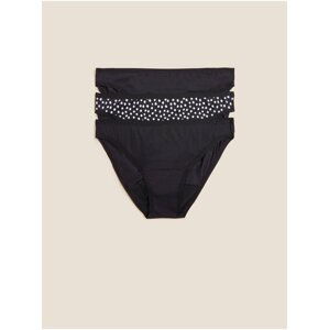 Sada tří kusů dámských menstruační kalhotek bikini střihu s různou savostí Marks & Spencer