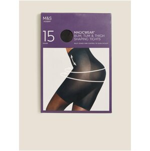 Černé dámské tvarující punčochové kalhoty, 15 DEN, Magicwear™ Marks & Spencer