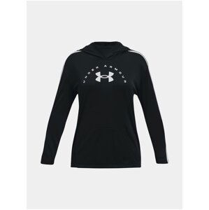 Mikina Under Armour Tech Graphic LS Hoodie-BLK