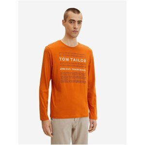 Oranžové pánské tričko Tom Tailor