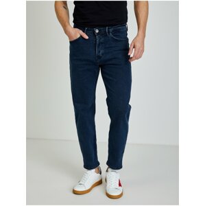 Tmavě modré pánské straight fit džíny Tom Tailor Denim