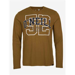 Khaki pánské tričko s dlouhým rukávem O'Neill Surf State
