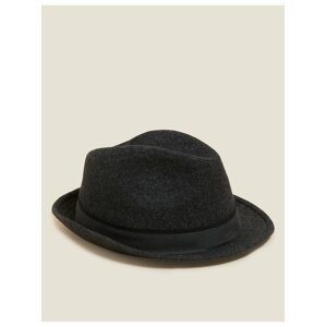 Černý vlněný klobouk Marks & Spencer