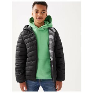 Lehká zateplená bunda (6–16 let) Marks & Spencer černá