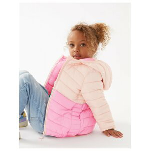 Růžová lehká zateplená bunda s technologií Stormwear™ Marks & Spencer
