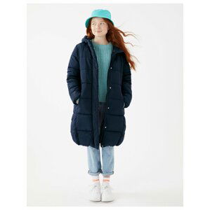 Tmavě modrý holčičí zateplený kabát s technologií Stormwear™ Marks & Spencer
