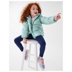 Zateplený kabát s technologií Stormwear™ a králičím potiskem (2–7 let) Marks & Spencer modrá