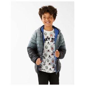 Lehká zateplená ombré bunda s technologií Stormwear™ (6–16 let) Marks & Spencer šedá