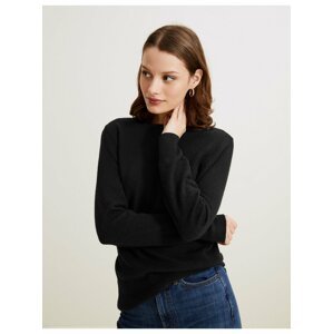 Černý dámský kašmírový svetr Marks & Spencer