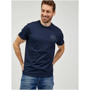 Tmavě modré pánské tričko SAM 73 Sepot
