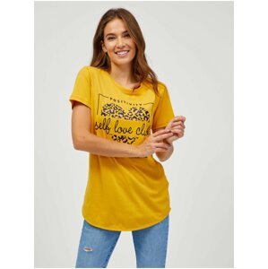 Žluté dámské tričko SAM 73 Inathi