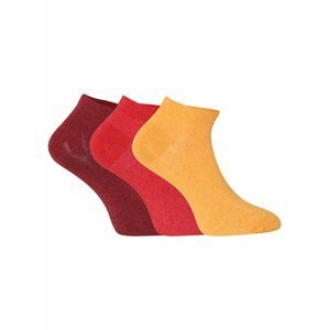 Sada tří párů barevných dámských ponožek Dedoles