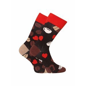 Barevné unisex veselé ponožky Dedoles Kávová láska