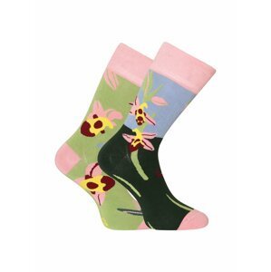 Barevné veselé bambusové ponožky Dedoles Orchidej hmyzovník