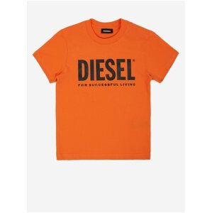 Oranžové holčičí tričko Diesel
