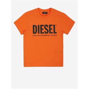 Oranžové holčičí tričko Diesel