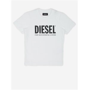 Bílé klučičí tričko Diesel
