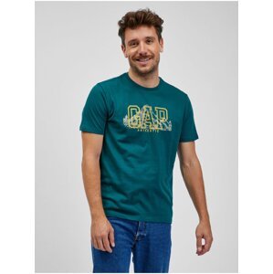 Zelené pánské tričko GAP vintage