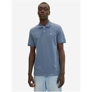 Modré pánské basic polo tričko Tom Tailor
