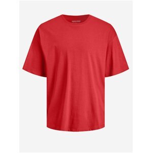 Červené basic tričko Jack & Jones Brink