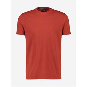 Oranžové pánské basic tričko LERROS