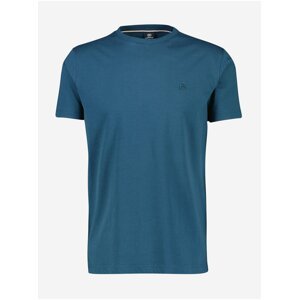 Modré pánské basic tričko LERROS
