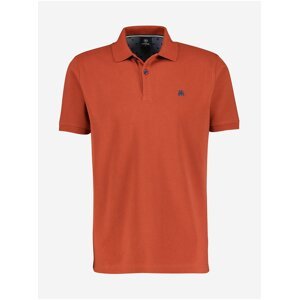Oranžové pánské basic polo tričko LERROS