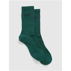 Zelené pánské vysoké ponožky s logem GAP