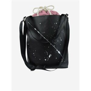 Kabelka Ultra Splashed Black & Pink Xiss